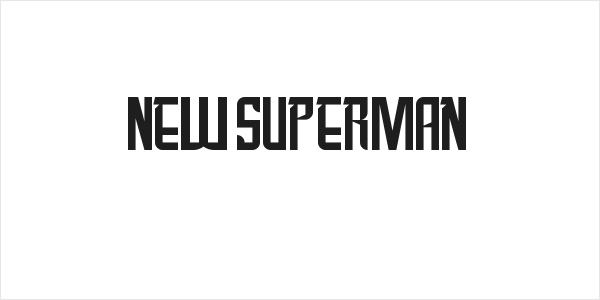 New SuperMan Logo