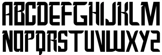 New SuperMan Schriftart Kleinbuchstaben