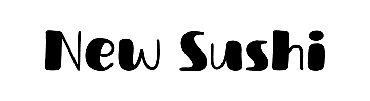 New Sushi Font