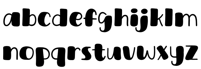 New Sushi Font LOWERCASE