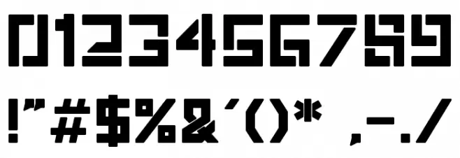 New System Font OTHER CHARS