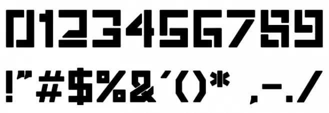 New System Font OTHER CHARS