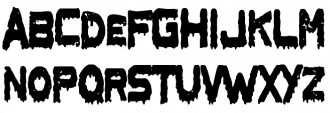 New Terror Fuentes MINÚSCULAS