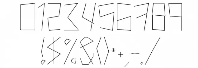 New Theory Font OTHER CHARS