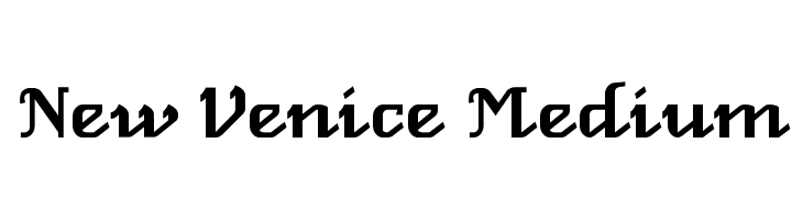 New Venice Medium  Descarca Fonturi Gratis
