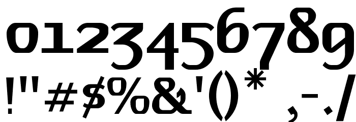 New Venice Medium Font OTHER CHARS