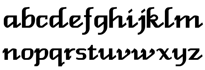 New Venice Medium Font LOWERCASE