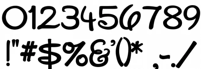 New Walt Disney UI フォント その他の文字