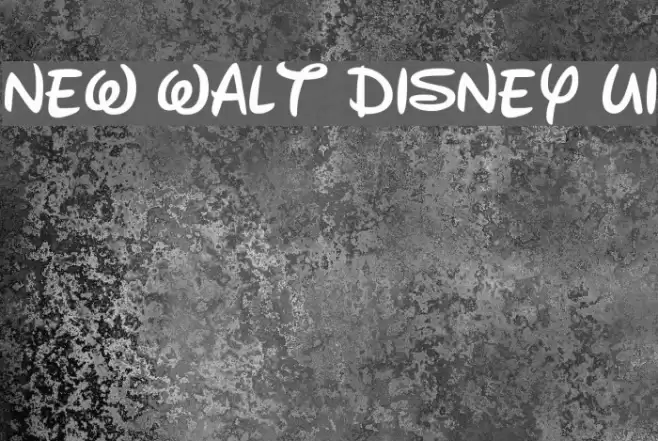 New Walt Disney UI フォント examples