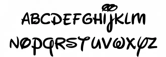 New Waltograph Font LOWERCASE
