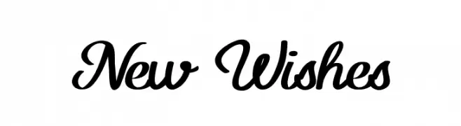 New Wishes  Fuentes Gratis Descargar