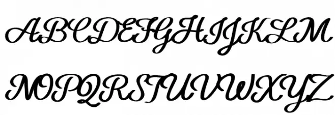 New Wishes Font Litere mari