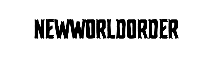 New World Order  font caratteri gratis