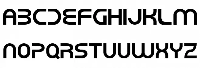 New World Vibes Schriftart Groß