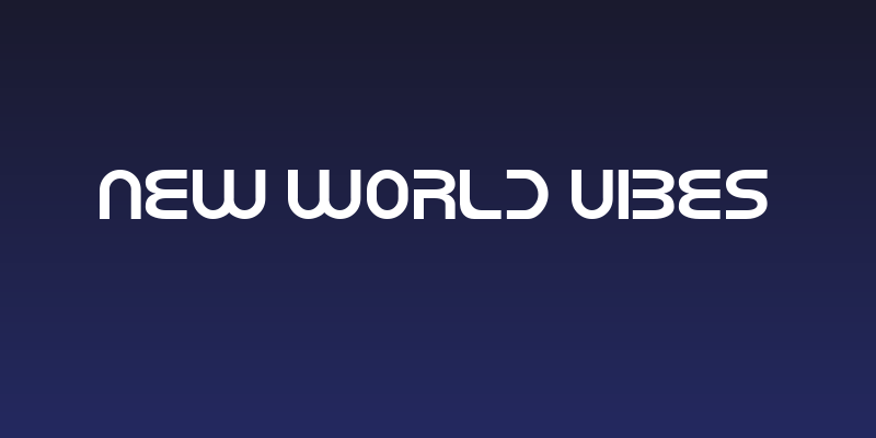 New World Vibes Social Header