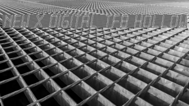 New X Digital tfb Hollow Font examples