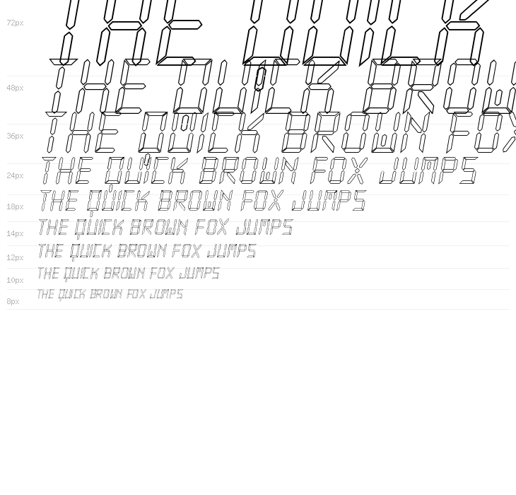 New X Digital tfb Hollow Waterfall