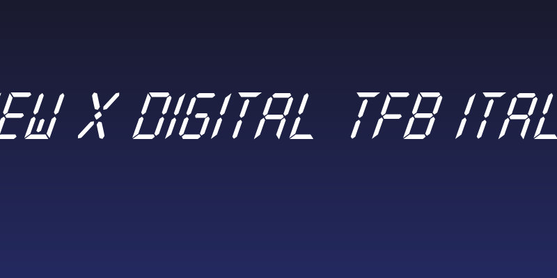 New X Digital tfb Italic Social Header