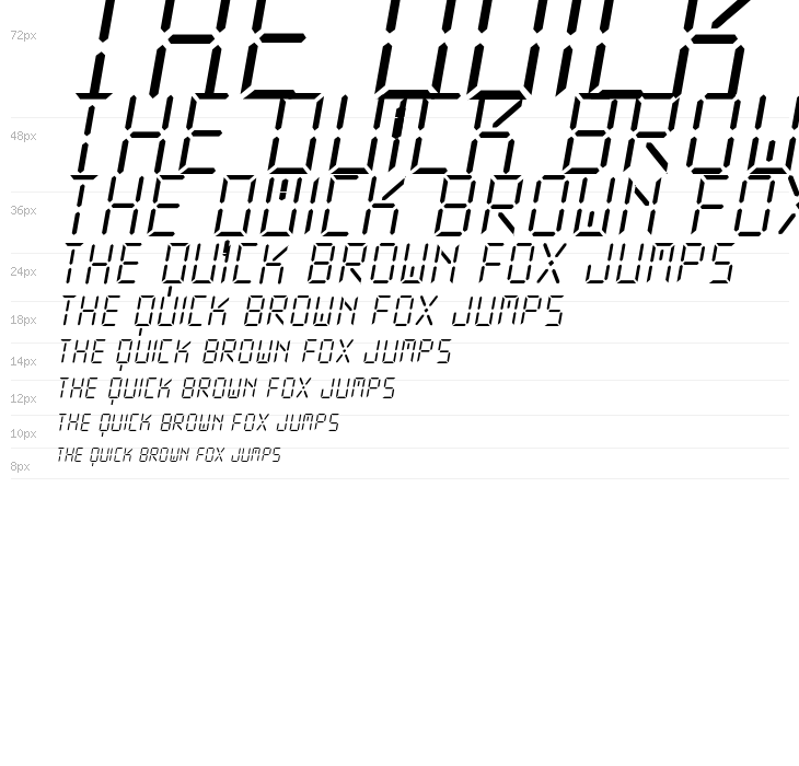 New X Digital tfb Light Waterfall