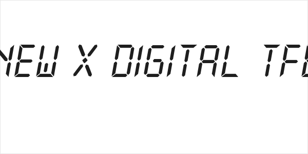 New X Digital tfb Logo
