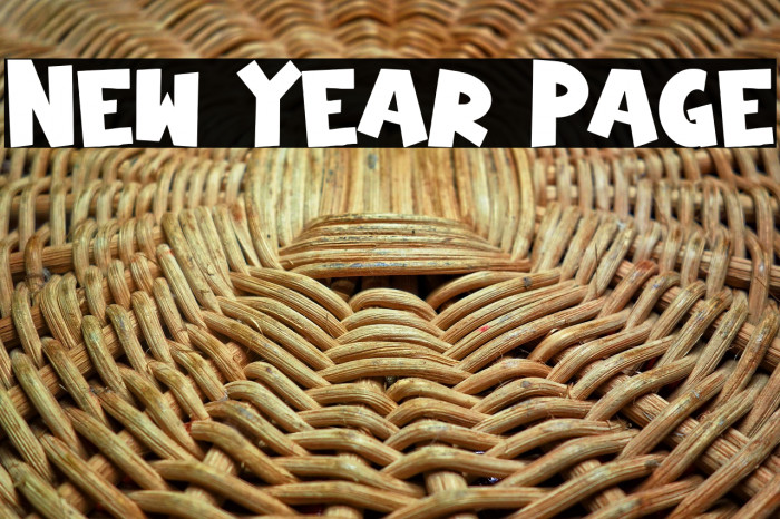 New Year Page Example 3