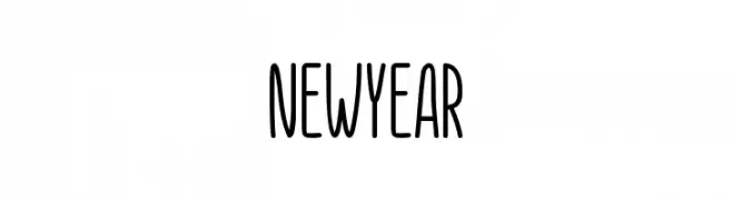 New Year  नि: शुल्क फ़ॉन्ट्स डाउनलोड