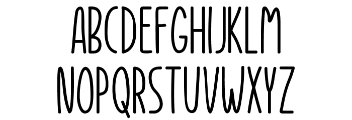 New Year Font LOWERCASE