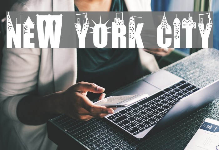 New York City Font examples