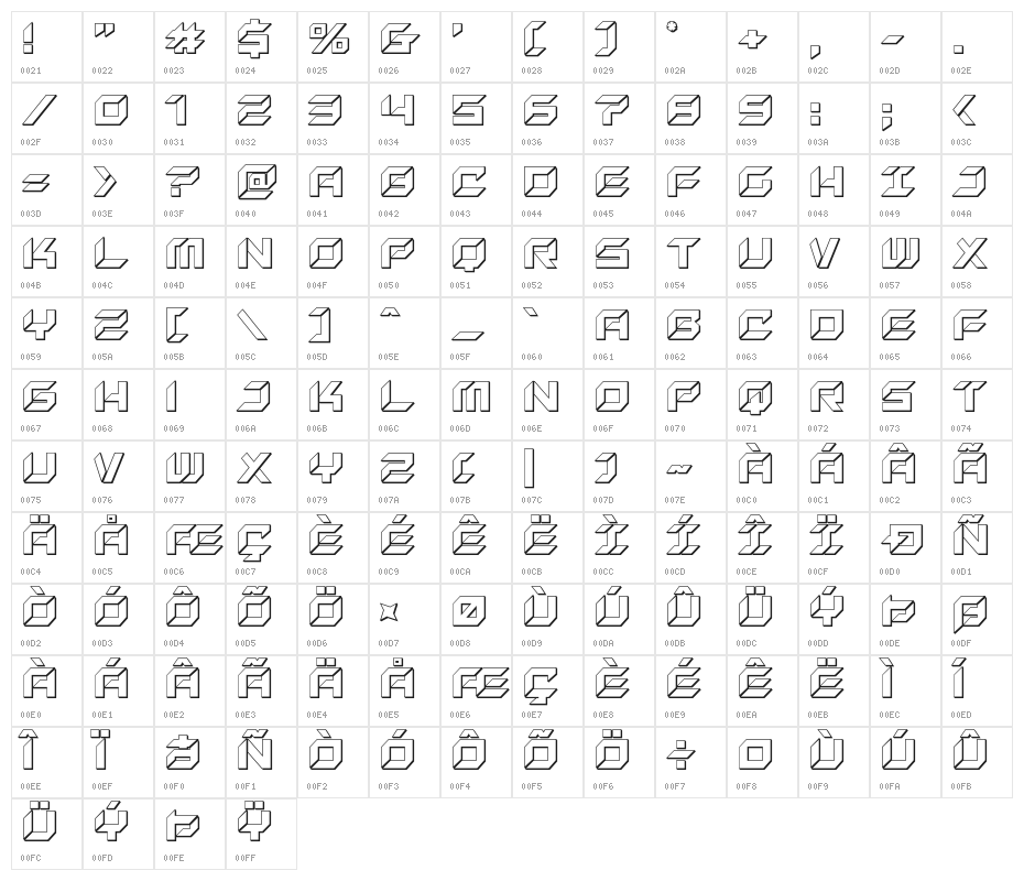 New York Escape 3D Character Map