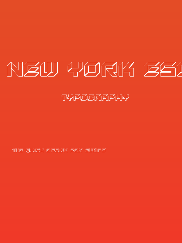 New York Escape 3D Poster
