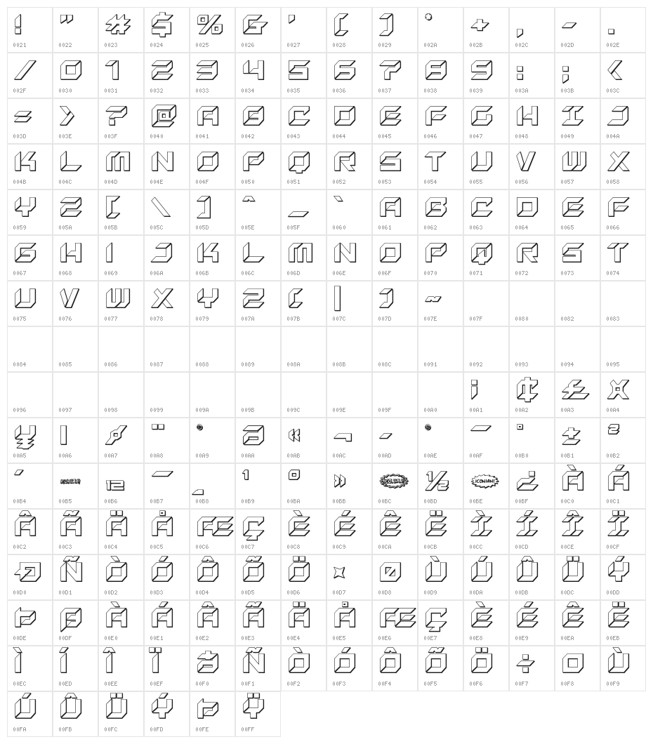 New York Escape 3D Character Map