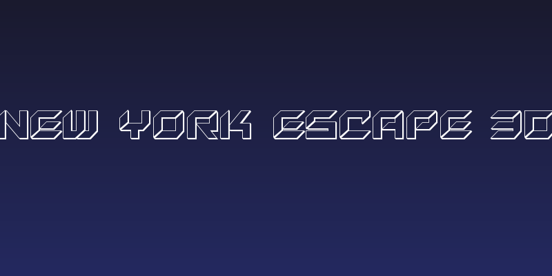 New York Escape 3D Social Header