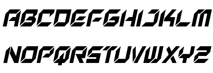 New York Escape Condensed Italic Font LOWERCASE