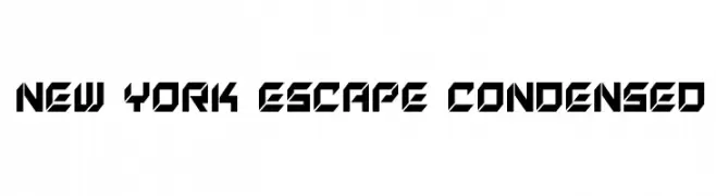 New York Escape Condensed  Fuentes Gratis Descargar