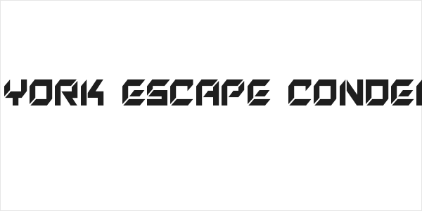 New York Escape Condensed Logo