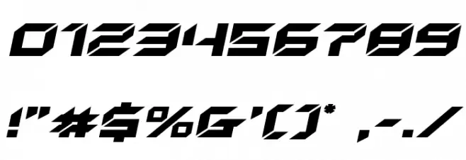 New York Escape Expanded Italic Font OTHER CHARS