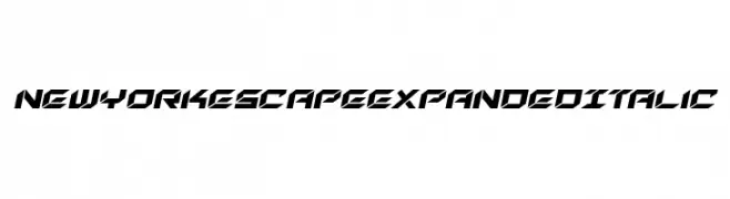 New York Escape Expanded Italic  baixar fontes gratis