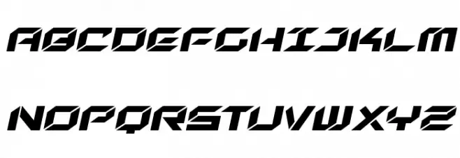 New York Escape Expanded Italic 字体 大写