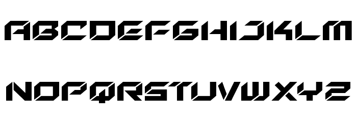 New York Escape Expanded Font LOWERCASE