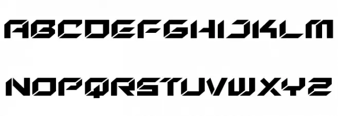 New York Escape Expanded Font Litere mici