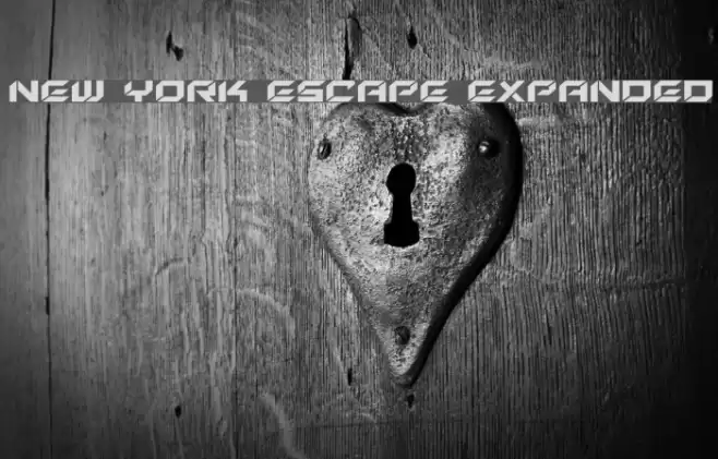 New York Escape Expanded Font examples
