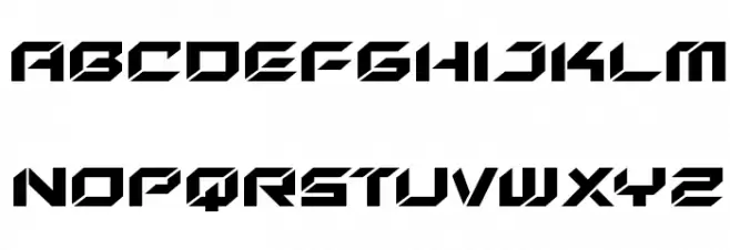New York Escape Expanded Font LOWERCASE