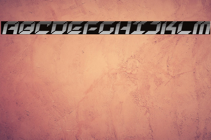 New York Escape Gradient Italic Example 2