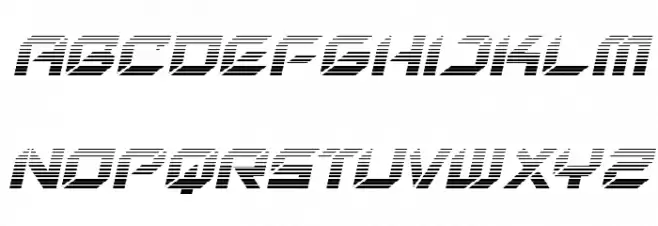 New York Escape Gradient Italic Шрифта строчной