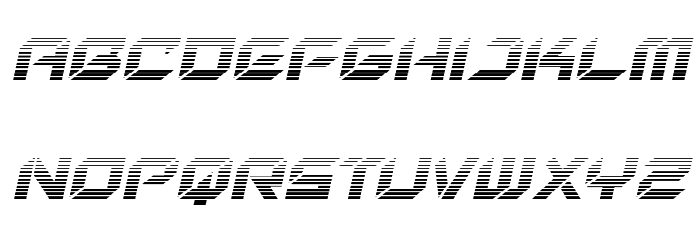 New York Escape Gradient Italic Fonte MINÚSCULAS