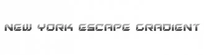 New York Escape Gradient  font caratteri gratis
