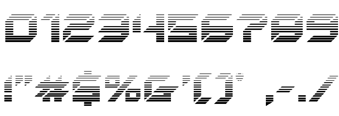 New York Escape Gradient Font OTHER CHARS