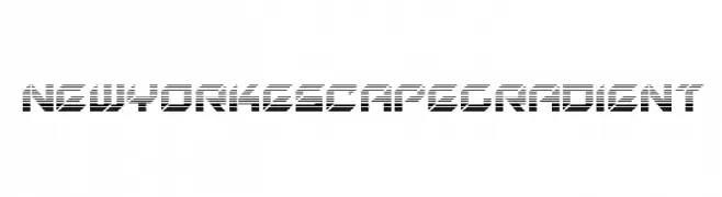 New York Escape Gradient  Descarca Fonturi Gratis