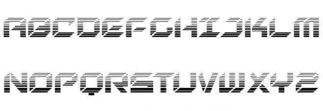 New York Escape Gradient Font Litere mari