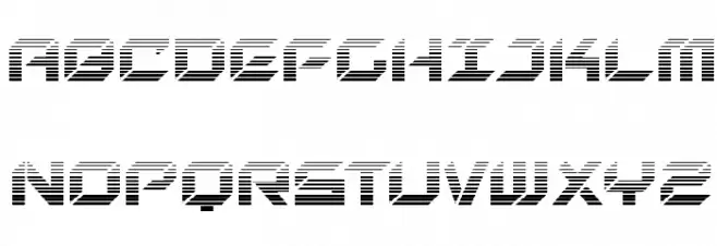 New York Escape Gradient Schriftart Groß